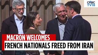 President Emmanuel Macron Welcomes Home Two French Nationals Freed After Years in Iran Jail | N18G