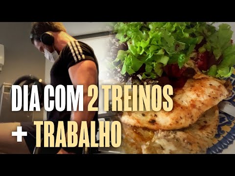 UM DIA DE CORRIDA + MUSCULAÇÃO; Dieta. Foco. Trabalho.