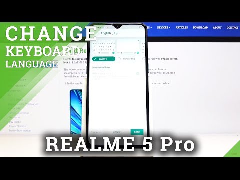 How to Add Keyboard Language on Realme 5 Pro - Keyboard Settings
