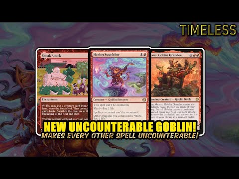 Sneaky Goblins Now With Uncounterable Sneak Attack! | Timeless BO3 | MTG Arena