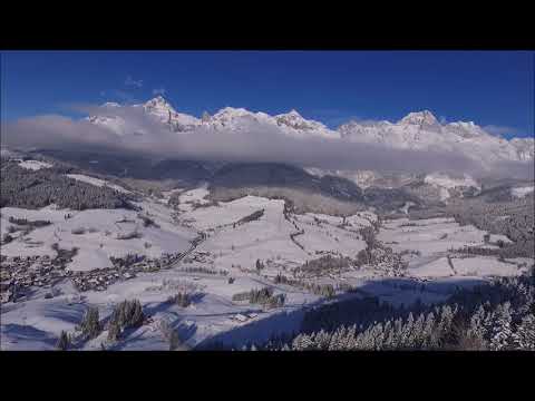 Drohnenflug Natrun 01.12.2017 - Skiregion Hochkönig