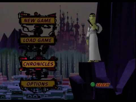 samurai jack the shadow of aku The main menu