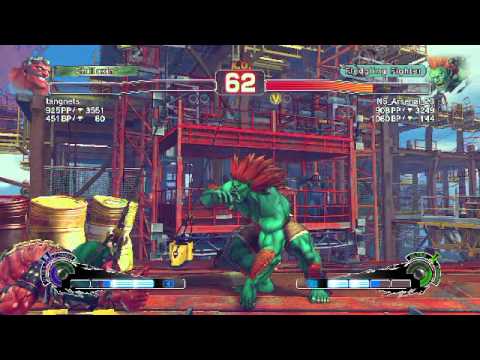 Ultra Street Fighter IV battle: Hakan vs Blanka (win)