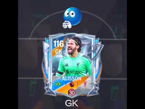 I faced Alisson 🧤 #fcmobile