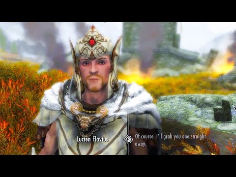 Lucien Flavius in Dragon Rising quest. Skyrim Anniversary Edition