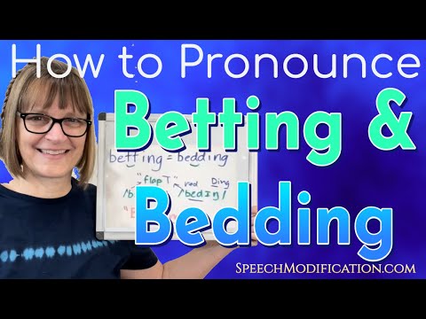 How to Pronounce Betting and Bedding: Flap T and D in the American Accent