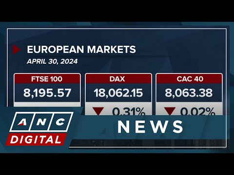 European markets mostly lower as investors digest key economic, corporate releases ANC