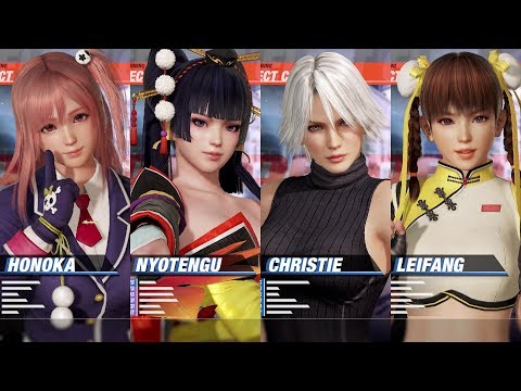 Dead or Alive 6 All Character Select Animations