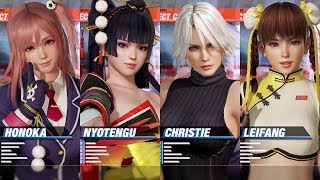 Dead or Alive 6 All Character Select Animations