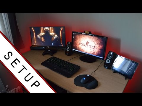 Gaming Setup / Room Tour! - 2015 - Small Room Setup!