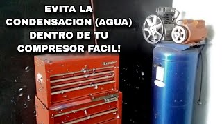 COMO EVITAR AGUA EN TU COMPRESOR DE AIRE