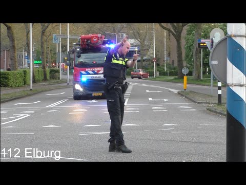 OvD-G en Brandweer Elburg met spoed naar een zeer grote brand in Zwolle