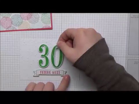 Einladungskarte zum 30.