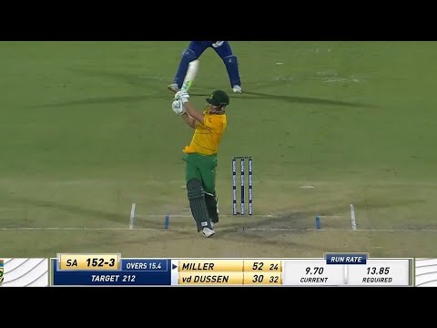 David Miller Hitting 5 Sixes 4 Fours | 64 Runs 31 Balls | India vs South Africa Highlights