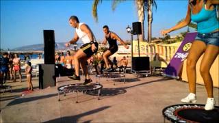 Beach Trampoline Workout