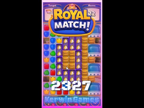 Royal Match Level 2327 - No Boosters Gameplay