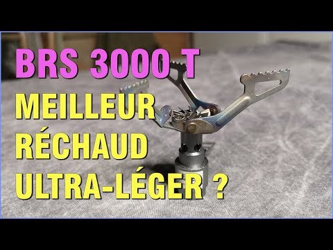BRS 3000T : meilleur réchaud ultra-léger pour grandes randonnées et bivouacs en autonomie