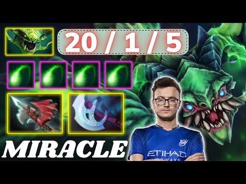 🔥 MIRACLE Viper GODLIKE 20 KILLS 🔥 Hurricane Pike & Manta By Miracle - Dota 2