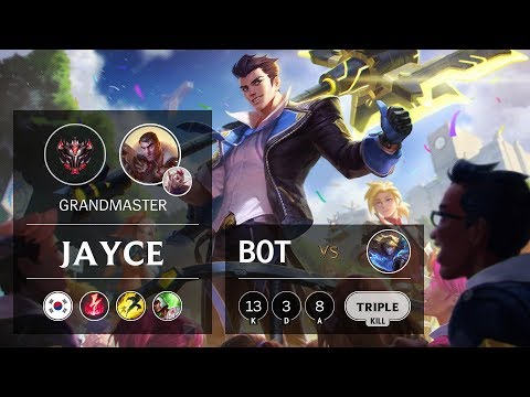 Jayce Bot vs Ezreal - KR Grandmaster Patch 9.14