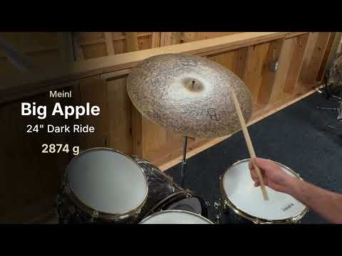 Meinl 24" Byzance Jazz Big Apple Dark Ride 2007 - Present - Raw image 10