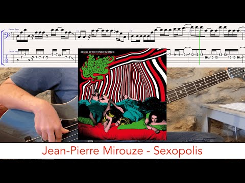Jean Pierre Mirouze - Sexopolis // bass playalong w/tabs (1971 - French psychedelic jazz)