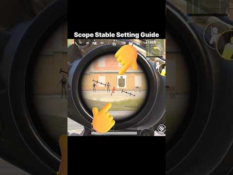 Bgmi Pubg Mobile Scope Stable Setting Guide #shorts #tipsandtricks