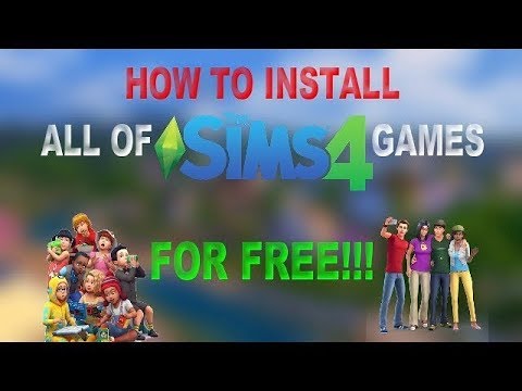 HOW TO DOWNLOAD ALL OF THE SIMS 4 GAMES FOR FREE | KarmaTastic