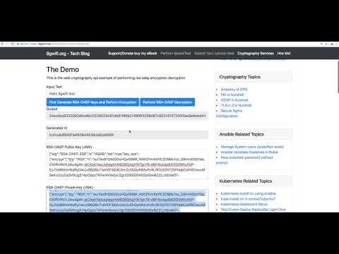 Web Crypto Rsa Encryption Decryption Example