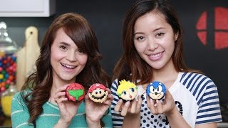 SUPER SMASH BROS CUPCAKES ft. Michelle Phan - NERDY NUMMIES