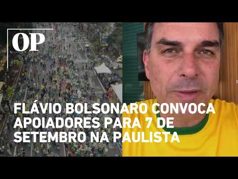 Em live, Flávio Bolsonaro convoca apoiadores para 7 de Setembro na Paulista