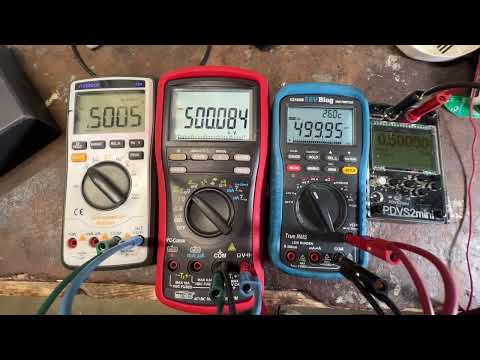 ⭐ Stability Test of Brymen 869s, EEVBlog 121GW, & a  surpeer AV4 (WIMHY VC 28II) 0024