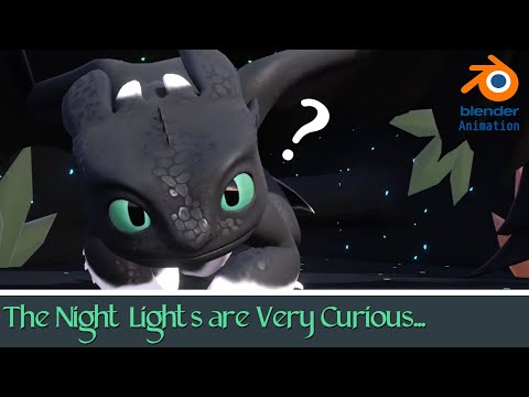 Rare footage of the Night Lights | 3D Blender Animation