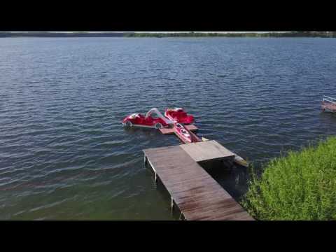Magdalena Boszkowo -  noclegi, domki letniskowe, plaża, rowerki wodne, pomost