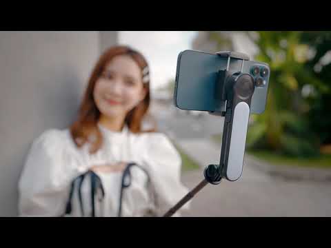 L09 Gimbal Stabilizer Bluetooths Tripod Selfie Stick with fill light