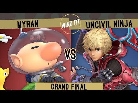 WING IT #2 - Myran (Olimar) vs. Uncivil Ninja (Shulk) - Grand Finals - Smash Ultimate Singles