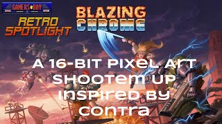 Blazing Chrome - The Contra Inspired Pixel Art Shoot 'em Up