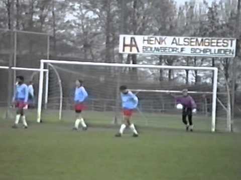 Competitiewedstrijd tegen Schipluiden (1990-1991)