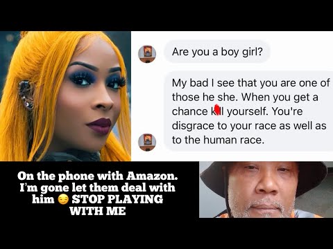 On the line with Amazon due to employee telling me to UNALIVE myself SMH! 