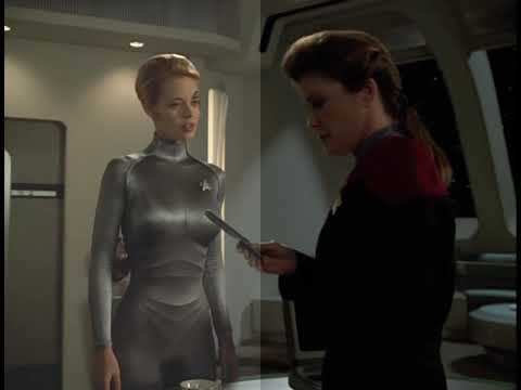 Star Trek Voyager S04E03 4K Topaz VEAI Sample #2 - SideBySide