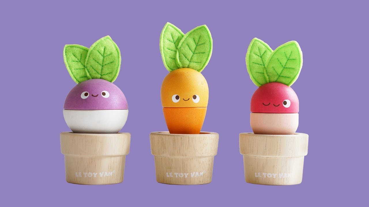 Le Toy Van Petilou Květináčky se zeleninou