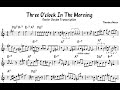 Three O'clock In The Morning - Dexter Gordon - Eb Alto Saxophone Transcription