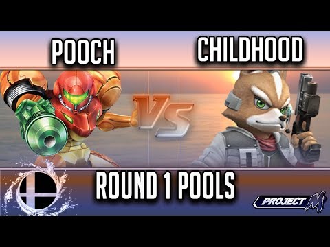 Pooch (Samus) vs childhood (Fox) - Smash 'N' Splash 4 PM Round 1 Pools