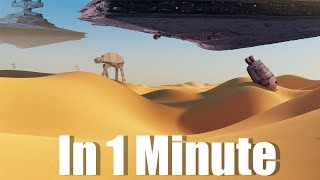 how to create a sand dune desert in 1 Minute in Blender