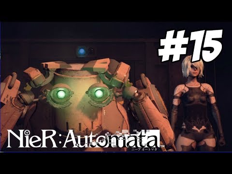 Nier: Automata Walkthrough PART 15 - Pascal's Despair (PS4 1080p)