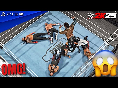 WWE 2K25 - The "New" Bloodline vs. The "OG" Bloodline - War Games Match | PS5 Pro [4K60]