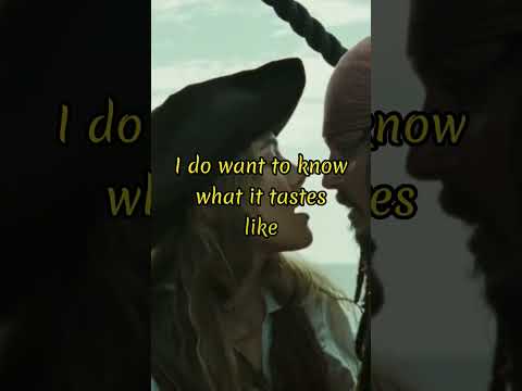 Jack Sparrow and Elizabeth Swann scene (1)✨️ | Pirates of the caribbean #shorts