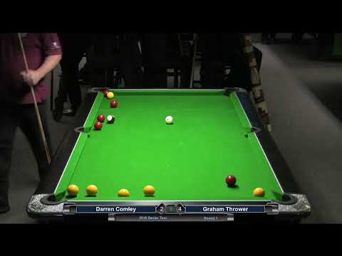 2019 Senior Tour 4 - Round 1 - Darren Comley v Graham Thrower