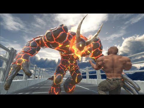 Lava boy full health vs every unit on the new map - Animal Revolt Battle Simulator