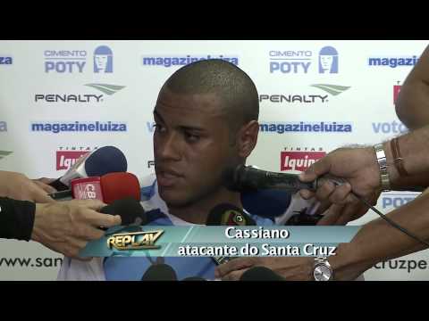 Replay - Santa Cruz 4x2 Central - 10 02 14 TV Jornal/SBT - PE2014