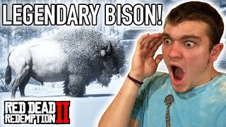 HUNTING THE LEGENDARY WHITE BISON! Red Dead Redemption Pt.20 - Kendall Gray